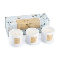 NIANA Blue & White 3 pieces Jar Candle-image-24