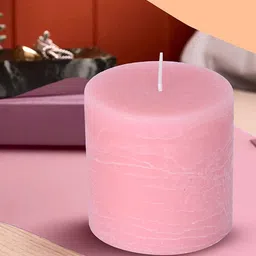 Parkash Candles Pink 3 Pieces White Sage Scented Pillar Candles-image-84