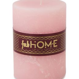 Fabindia Pink Scented Printed Pillar Candle-28