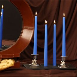 Parkash Candles Blue 4 Pieces Pillar Candles-57
