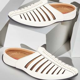FAUSTO Men Laser Cut Lightweight Mojaris-19