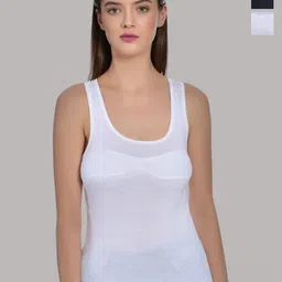 Aimly Pack Of 3 Solid Cotton T-Back Camisoles-image-63