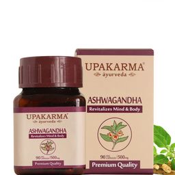 UPAKARMA Ayurveda Premium Quality Pure Ashwagandha Capsules 500mg - 90 Veg Capsules-35