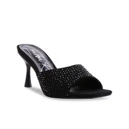 London Rag Embellished Suede Sandals Heels-picture-10
