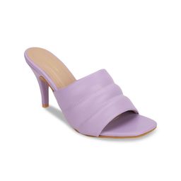 Bruno Manetti Purple Leather Stiletto Mules-picture-40