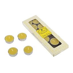 Sitara Crafts Yellow & Silver Toned 12 Pieces Scented Tea Light Candles-image-8