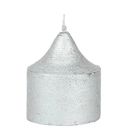 Sitara Crafts Silver-Toned 60 Pieces  Pillar Candles-image-92