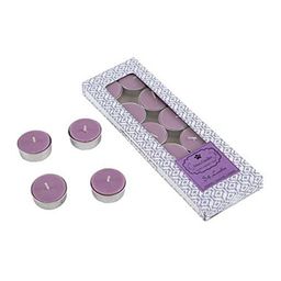 Sitara Crafts Purple & Silver Toned 12 Pieces Scented Tea Light Candles-image-43