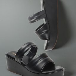 Lavie Open Toe Platform Heels-37