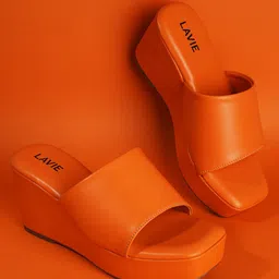 Lavie Open Toe Open Back Wedges-7