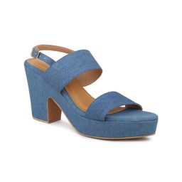 Inc 5 Open Toe Platform Heels With Backstrap-7