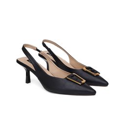 Sherrif Shoes PU Party Block Pumps with Buckles image 4