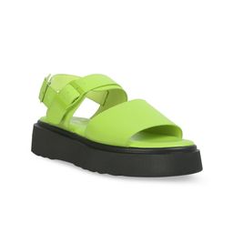 London Rag Open Toe Flatform Heels With Buckle Detail-17
