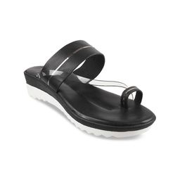 Mochi Textured One Toe Flats-53