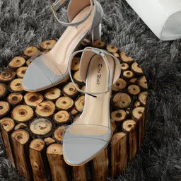 Retro Walk Open Toe Block Heels With Ankle Loop-17