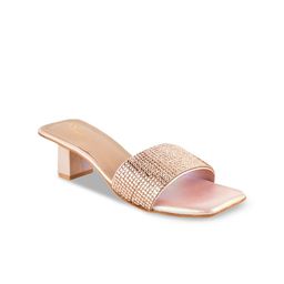 Try Me Embellished Open Toe Block Heels image 5