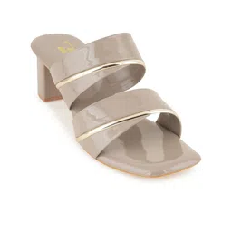 ZENVO Open Toe Block Heels image 2
