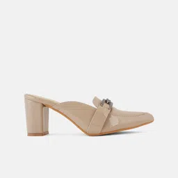 DressBerry Textured Block Mules image 4