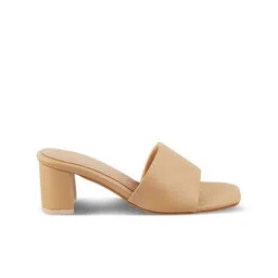Tresmode Textured Open Toe Block Heels image 5