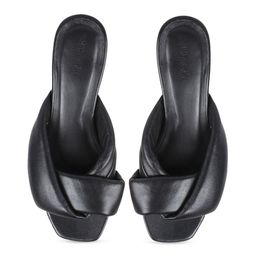 Hidesign LILLE Leather Open Toe Block Heels image 3