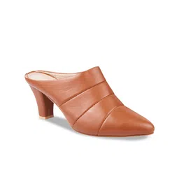 Try Me Pointed Toe Block Heeled Mules image 4