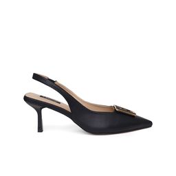Sherrif Shoes PU Party Block Pumps with Buckles image 5