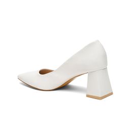 Flat n Heels Pointed Toe Work Block Pumps image 3