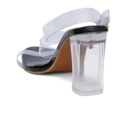 Misto Comfortable Open Toe Block Heels With Ankle Loop image 3