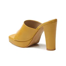 ELLE Open Toe Platform Heels image 4