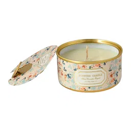 TAYHAA White & Blue Printed Ruby Glow Scented Candle image 3