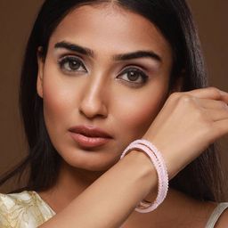 Anouk Set Of 2 Gold-Plated Crystal Beaded Bangles-image-25