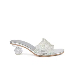 Inc 5 Embellished Open Toe Block Heels image 2