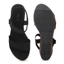 Inc 5 Textured Open Toe Wedges image 2