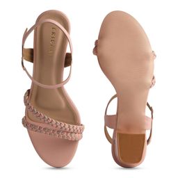 ERIDANI Textured Block Heels image 4