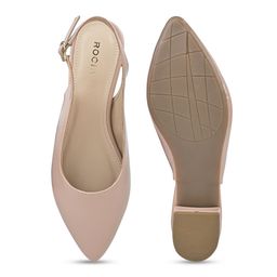 Rocia Pointed Toe Block Mules With Buckles image 2