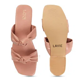 Lavie Block Square Toe Knot Detail Block Heels image 3