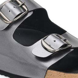 HERE&NOW Open Toe Flats with Buckles image 5