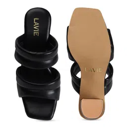 Lavie Textured Open Toe Block Heels image 5