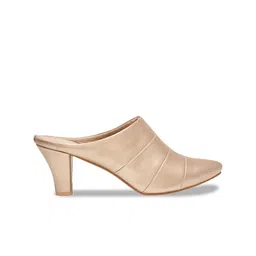 Try Me Pointed Toe Block Heeled Mules image 2