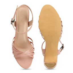 ICONICS Strappy Open Toe Block Heels image 5