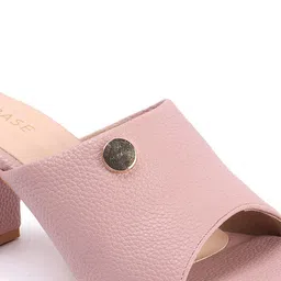 TRASE Open Toe Block Heeled Mules image 3