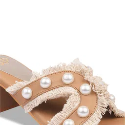 THE WHITE POLE Embellished Block Heels image 2