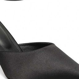 Flat n Heels Textured Block Pumps with Buckles image 2
