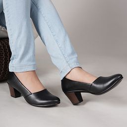DressBerry PU Block Mules-23