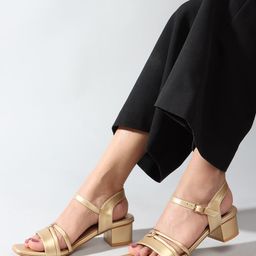 Picktoes Open Toe Backstrap Block Heels image 5
