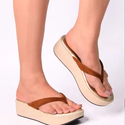 Monrow Open Toe Flatform Heels-4