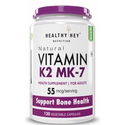 HealthyHey Nutrition Vitamin K2 MK7,  Unflavoured  120 capsules -10