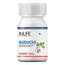 INLIFE Guduchi Giloy Tinospora Cordifolia Stem Extract for Immune Support (500 mg),  60 capsules -66