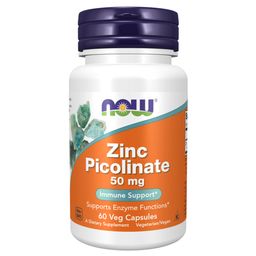 Now Zinc Picolinate (50 mg),  60 veggie capsule(s) -12