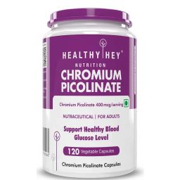 HealthyHey Nutrition Chromium Picolinate,  120 veggie capsule(s) -7